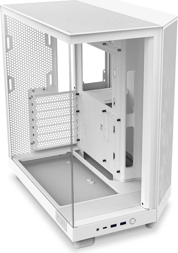 Kasë NZXT H6 Air Flow Midi Tower, e bardhë