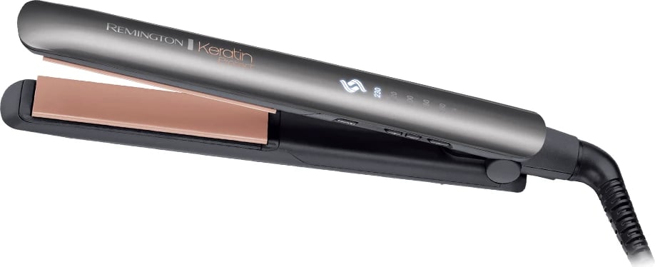 Drejtuese për flokë Remington S8598, Keratin, e zezë 