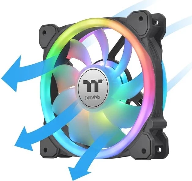 Fani i Kasës Thermaltake SWAFAN 14 RGB, ngjyrë e zezë