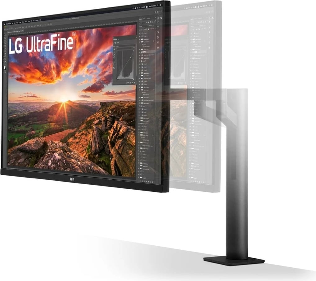 Monitor LG 32UN880P-B, 81.3 cm (32"), 4K Ultra HD, 5 ms, i zi