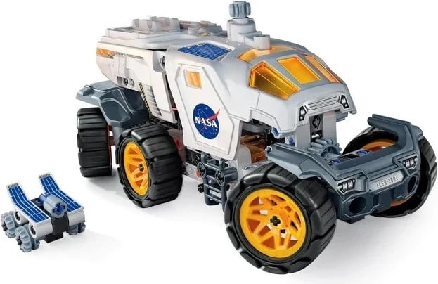 Lodër edukative Clementoni Mechanics Martian Rover, e bardhë