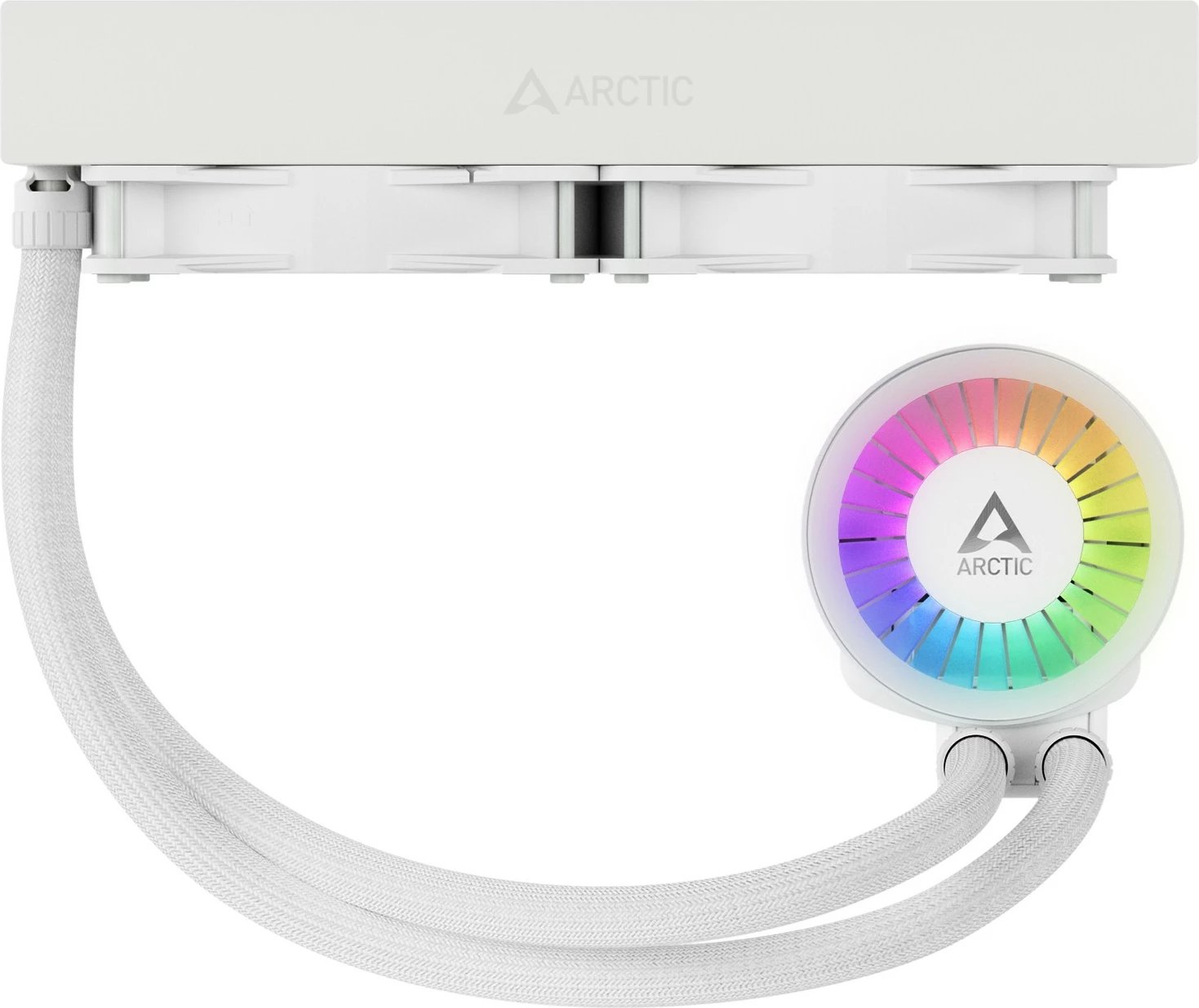 Ftohës uji ARCTIC Liquid Freezer III 240 A-RGB, 12 cm, 48.82 cfm, Bardhë