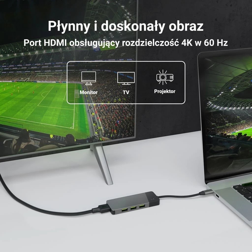 USB-C Hub Green Cell, Type-C. hiri