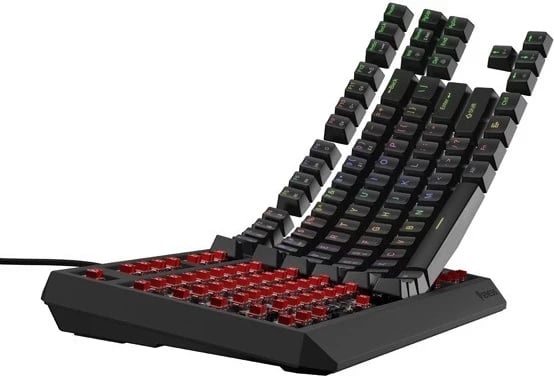 Tastierë mekanike Genesis Thor 230 TKL, RGB Outemu Red, e zezë