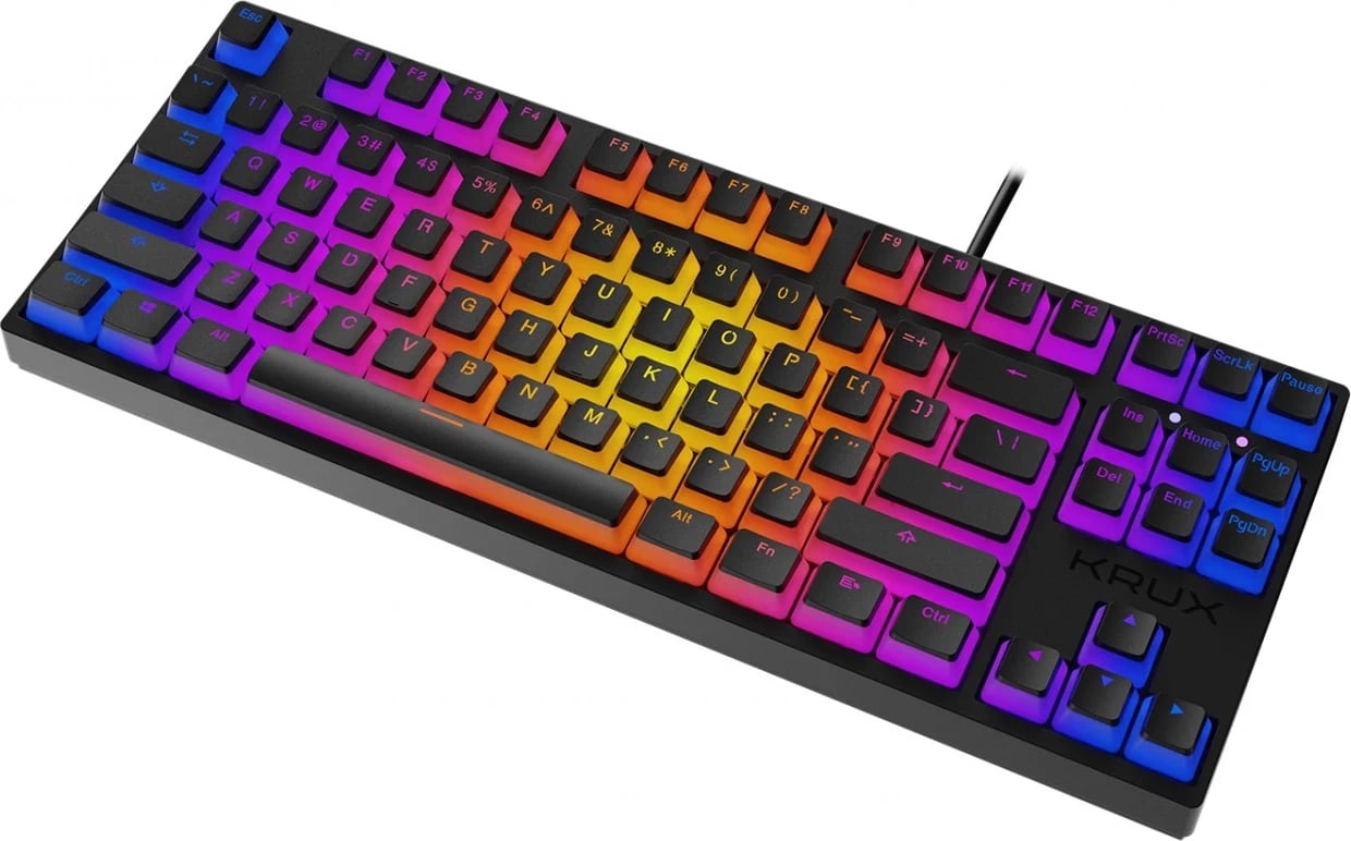 Tastierë Krux Atax Pro RGB, e zezë