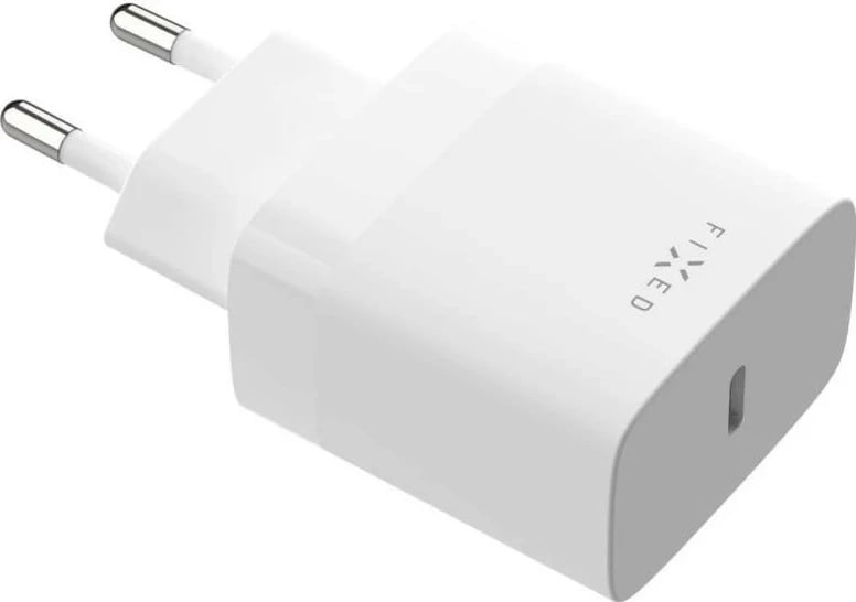 Karikues Fixed USB-C 30W, i bardhë