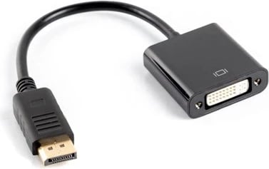 Kabllo Lanberg, DisplayPort DVI-D, 10cm, e zezë 