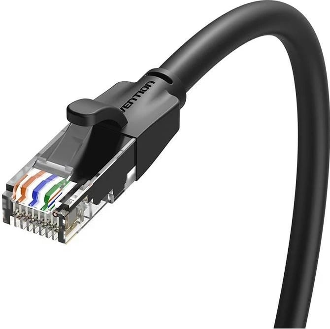 Kabëll rrjeti Vention RJ-45/RJ-45, 5m, i zi