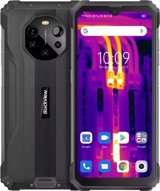 Telefoni i mençur Blackview BL8800, 8/128GB, ngjyrë e zezë