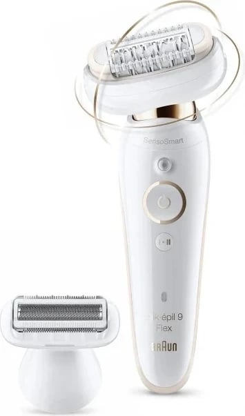 Epilator Braun 9002, i bardhë / ari