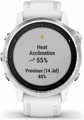 ORË E MENQUR GARMIN FENIX 6S | WHITE/SILVER 010-02159-00