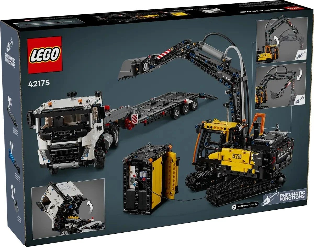 Set Lego Technic 42175 Volvo FMX Truck & EC230 Electric Excavator