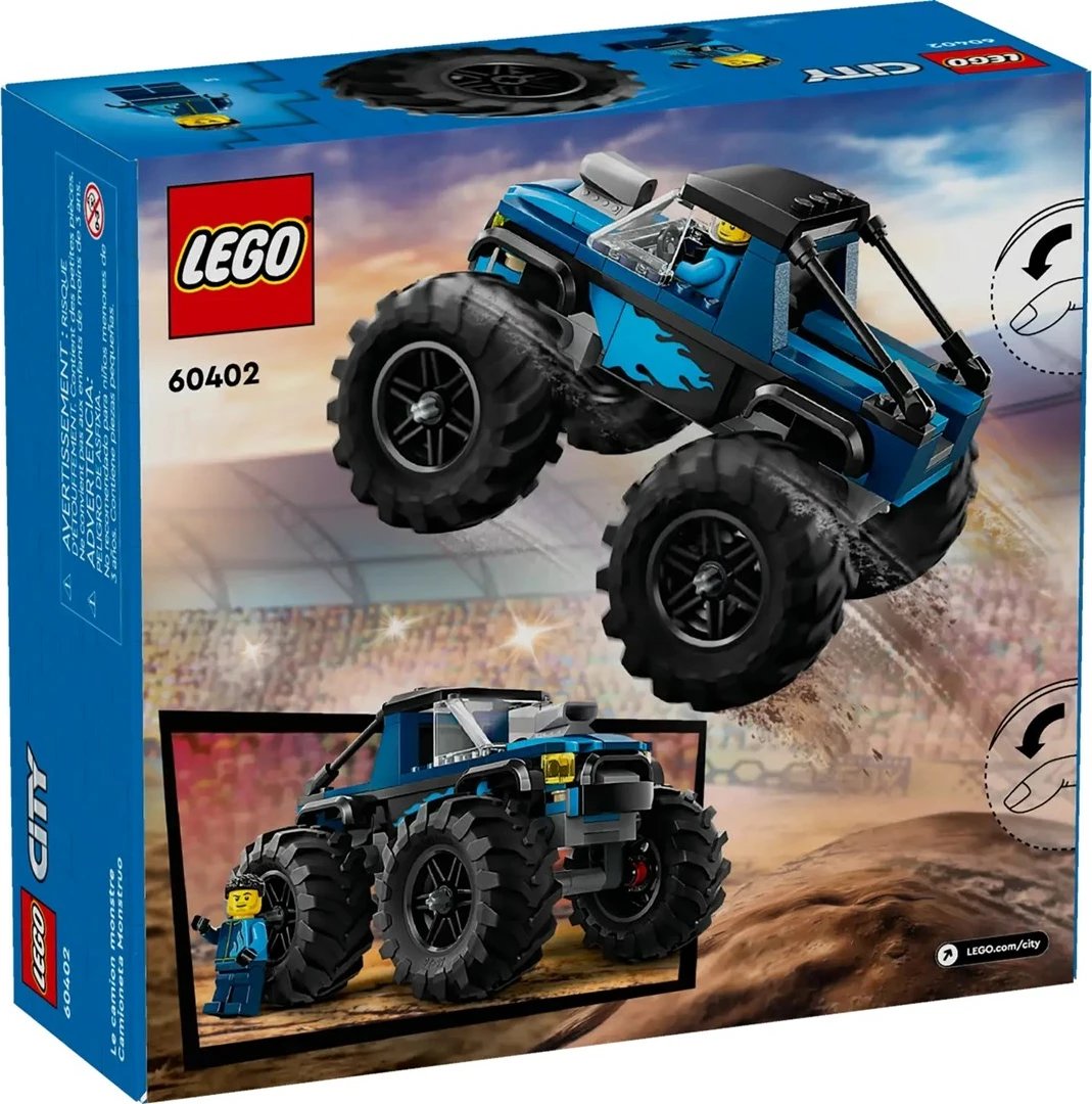 Kamion përbindësh LEGO CITY 60402, Blu