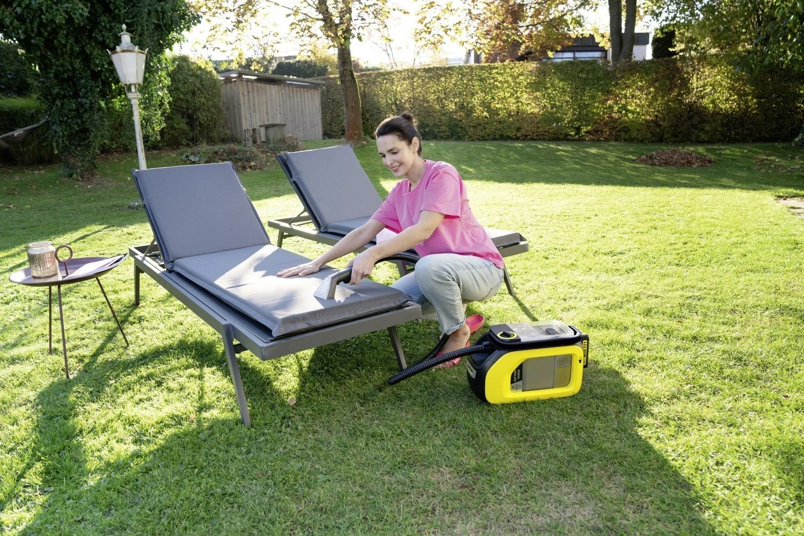 Fshesë me bateri KARCHER SE 3-18 Compact, 18V, 1.9m, e verdhë