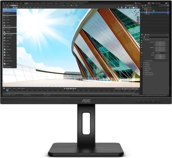 Monitor AOC U27P2, 27", 60Hz, i zi 