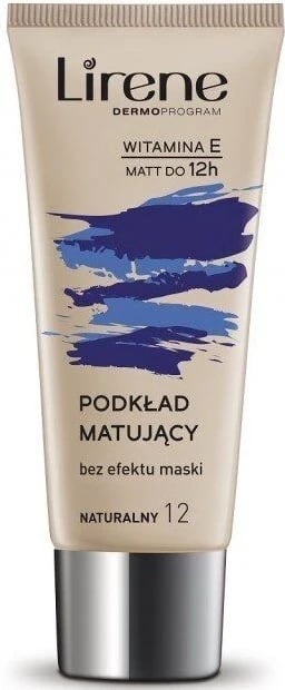 Krem pudër e lëngët Lirene NATURE MATTE, Natural 12, 30 ml