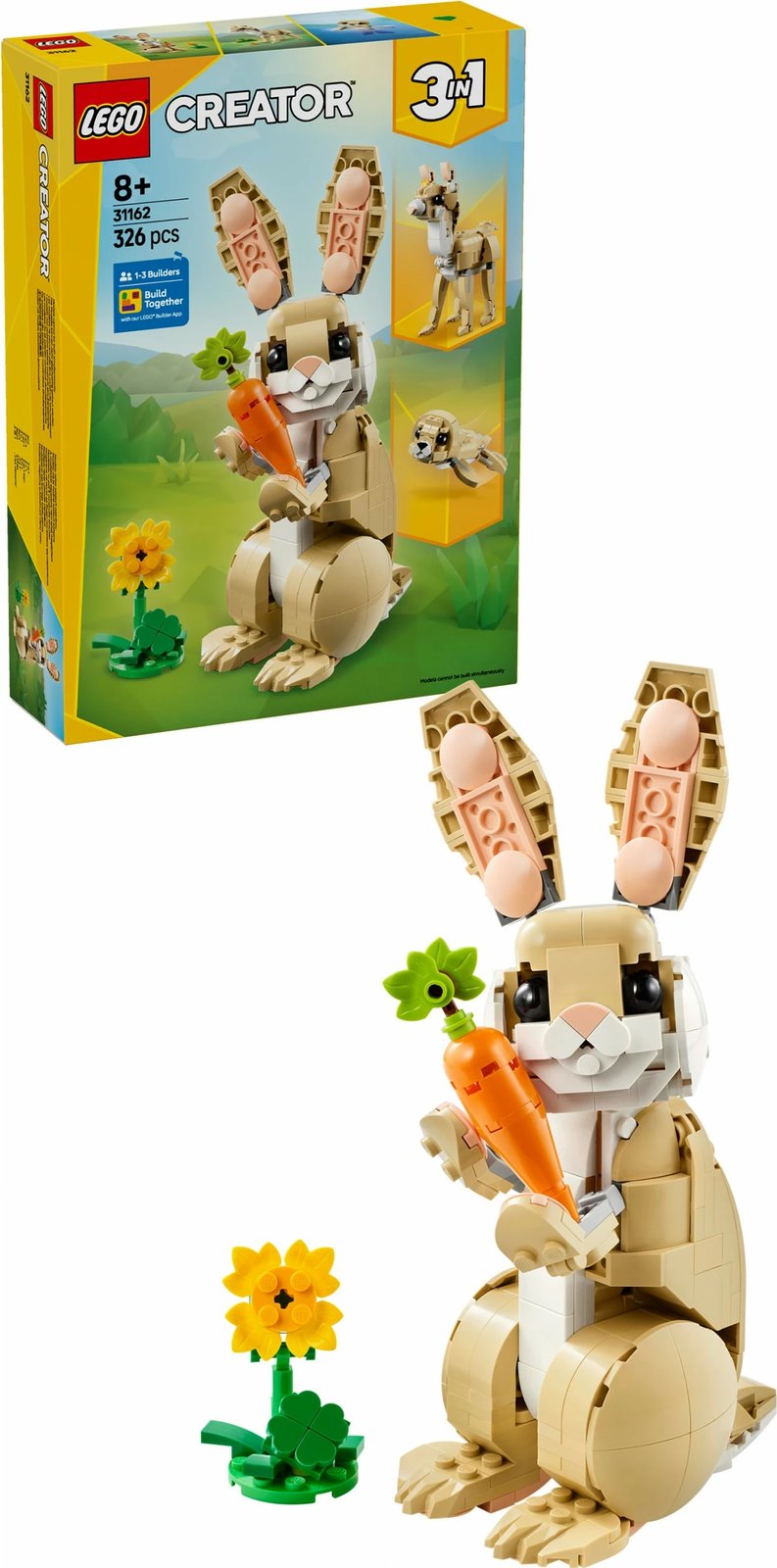 Set ndërtimi LEGO Creator Häschen 31162, shumëngjyrësh