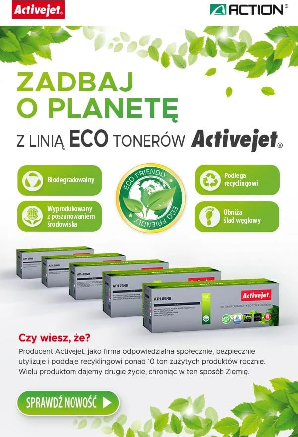 Toner zëvendësues Activejet për printer HP, Canon, 2000 fletë, i zi