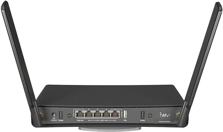 Router wireless MikroTik hAP ac³, Gigabit Ethernet, Dual-band, Zi