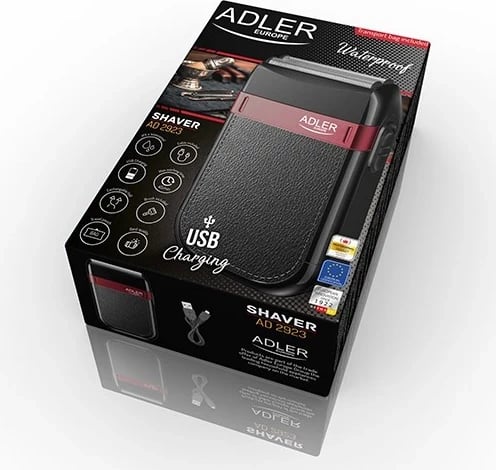 Adler AD 2923 men's shaver Foil shaver Trimmer Black