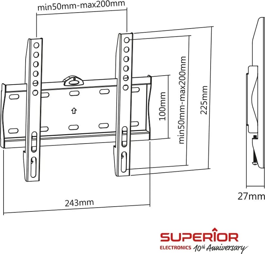 Mbajtës TV Superior SUPSTV001 23"-42"