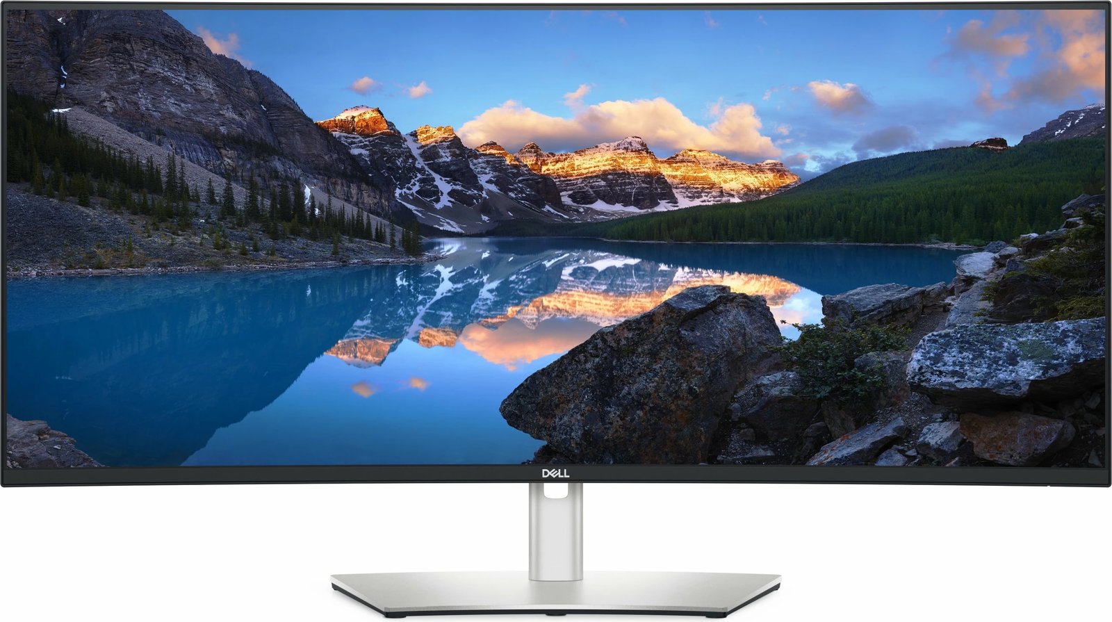 Monitor DELL UltraSharp U3824DW, 37.5", 3840 x 1600, Wide Quad HD+, LCD, i zi, argjendtë