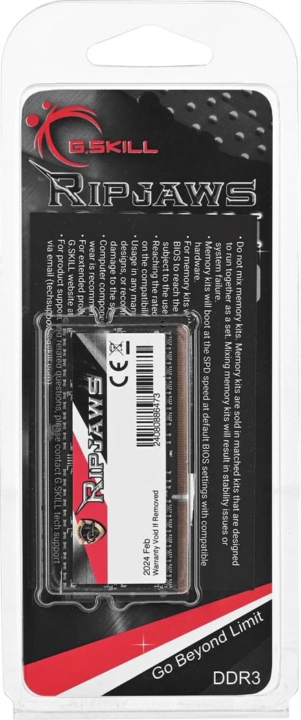 RAM Memorje G.Skill 8GB DDR3-1866