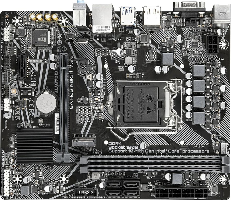 Pllakë amë Gigabyte H510M S2H V3, LGA 1200, micro ATX