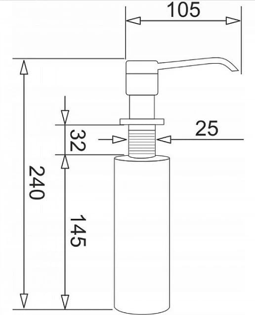 Dispenser PYRAMIS DP-01 VOLCANO, i zi