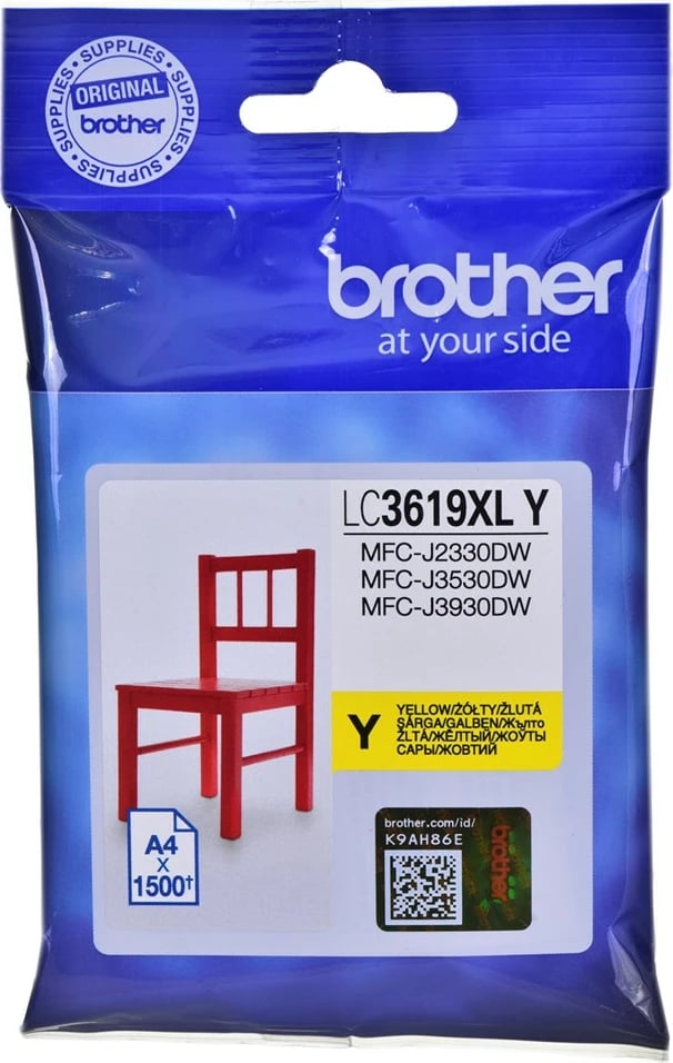 Ngjyrë LC-3619XLY për printer Brother, e verdhë