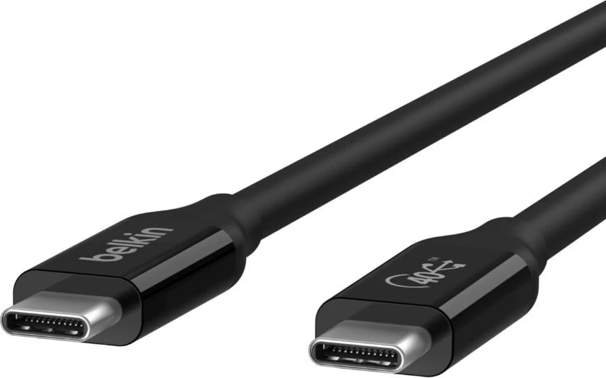 Kabllo USB Belkin INZ001bt0.8MBK, USB4 Gen 3x2, 0.8 m, USB C, E zezë