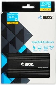 Kutia për HDD iBox HD-02, e Zezë 2.5"