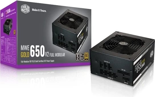 Kasë ushqyese CoolerMaster 650W, me efikasitet të lartë