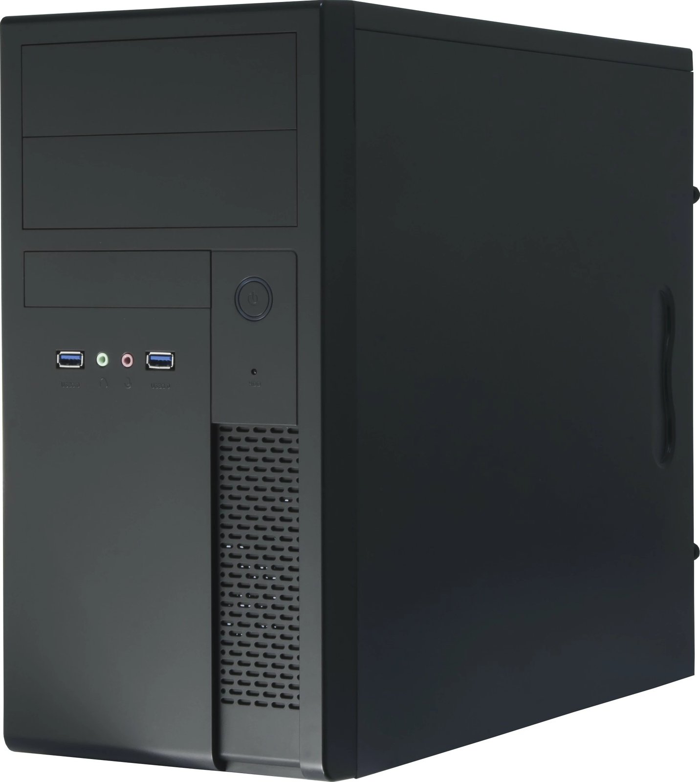 Kasë Chieftec XT-01B-350GPB, Mini Tower, PC, micro ATX, e zezë