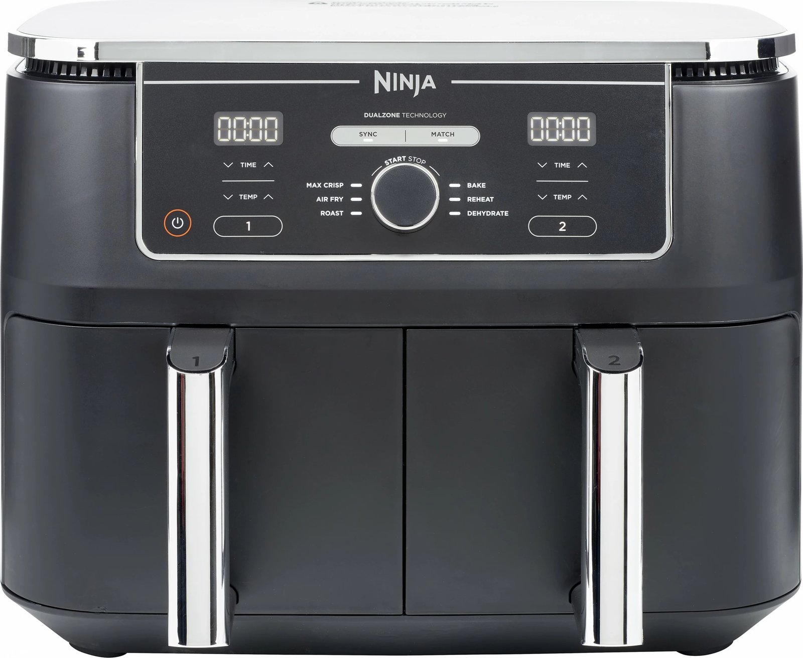 Fryer ajri i nxehtë Ninja AF400EU, 9.5 L, Double, i zi