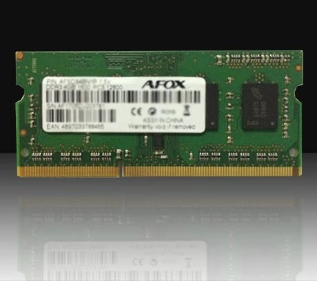 RAM memorie AFOX SO-DIMM, 1600MHz, 8GB