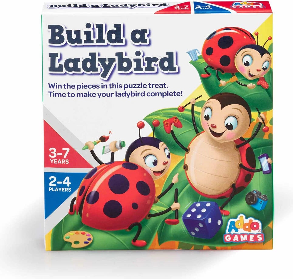 Set lodër për fëmijë Addo Games Build a Ladybird Mini Card Game