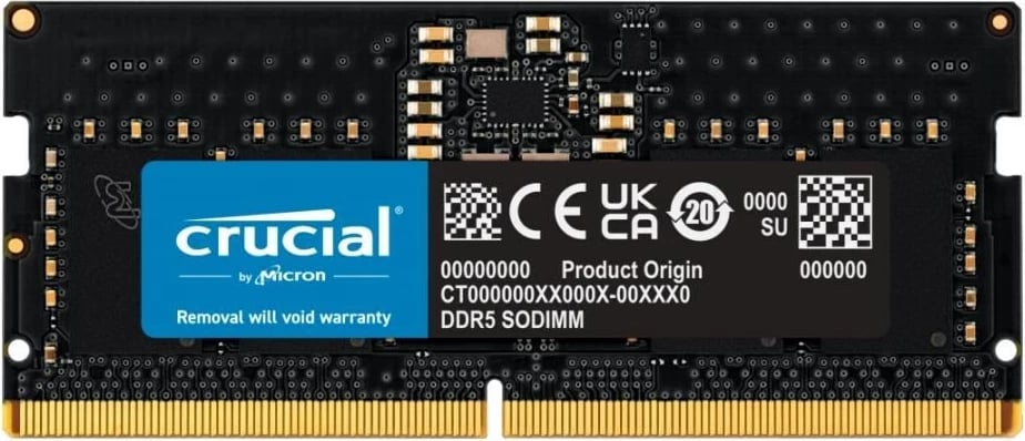 RAM Memorje Crucial CT8G48C40S5, 8 GB, DDR5, 4800 MHz