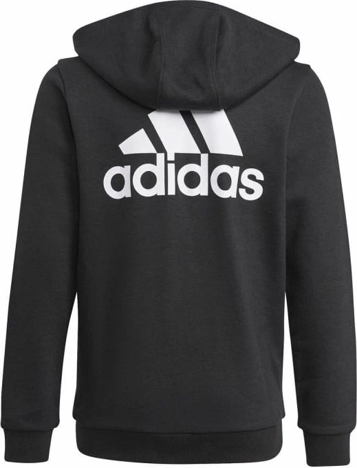 Duks me kapuç adidas për fëmijë, i zi