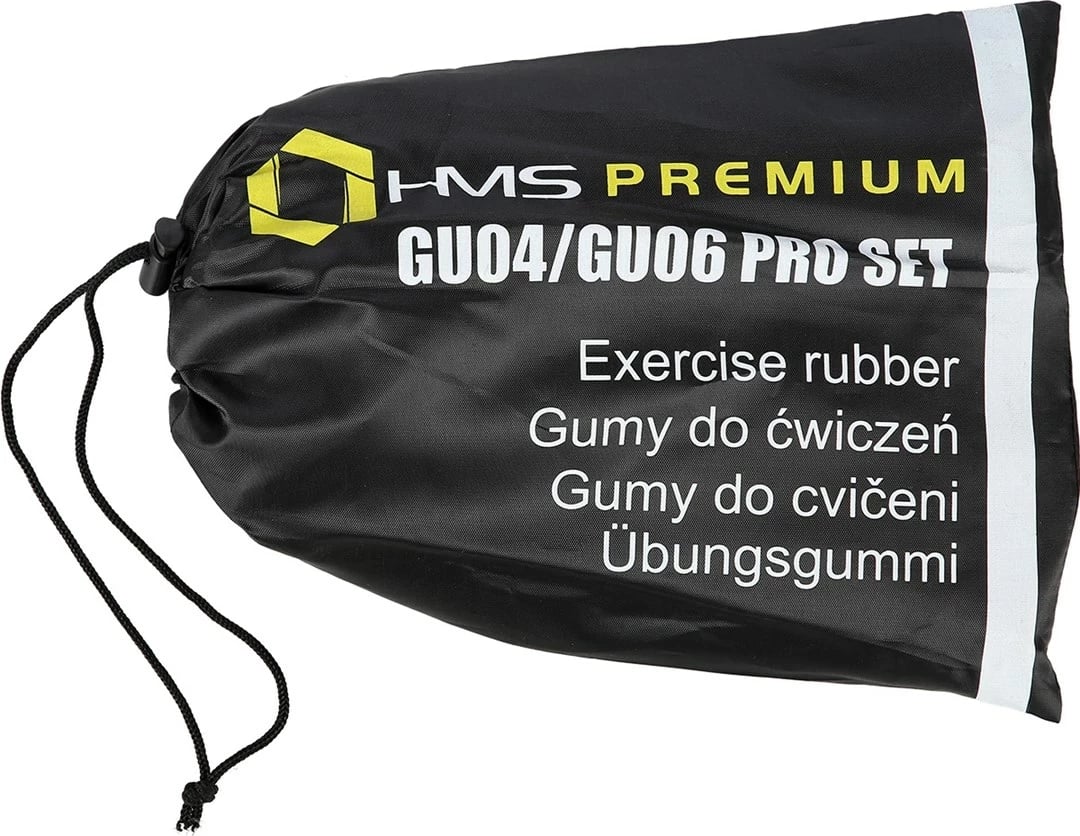 Set goma ushtrimesh HMS Premium GU04/06 Pro, 6 copë, Blu
