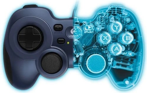 Kontrolluesi për Lojëra Logitech G Gamepad F310, Blu