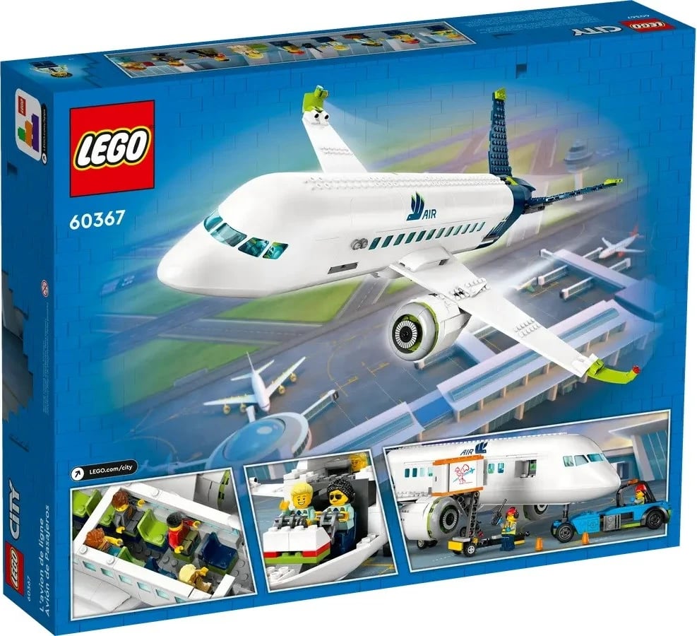 Set ndërtimi Lego CITY 60367 Avion pasagjerësh