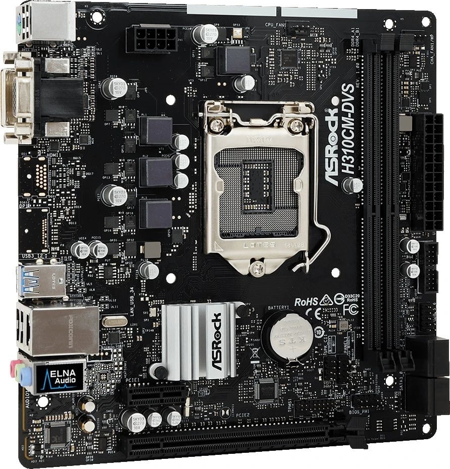 Plaka amë, ASRock, H310CM-DVS