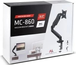 Mbajtës monitori Maclean MC-860, 27", i zi