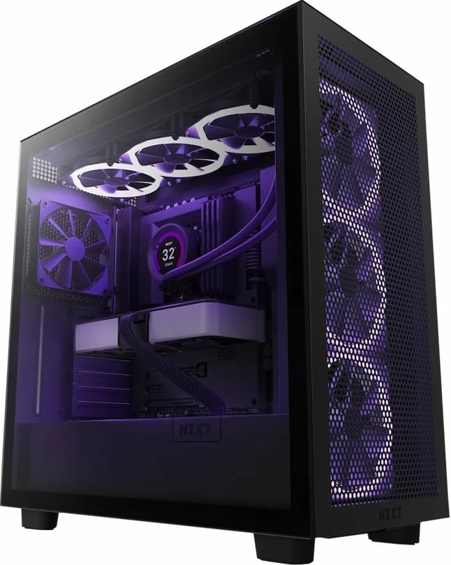 Kasë kompjuteri NZXT H7 Flow (CM-H72FB-01) - e zezë