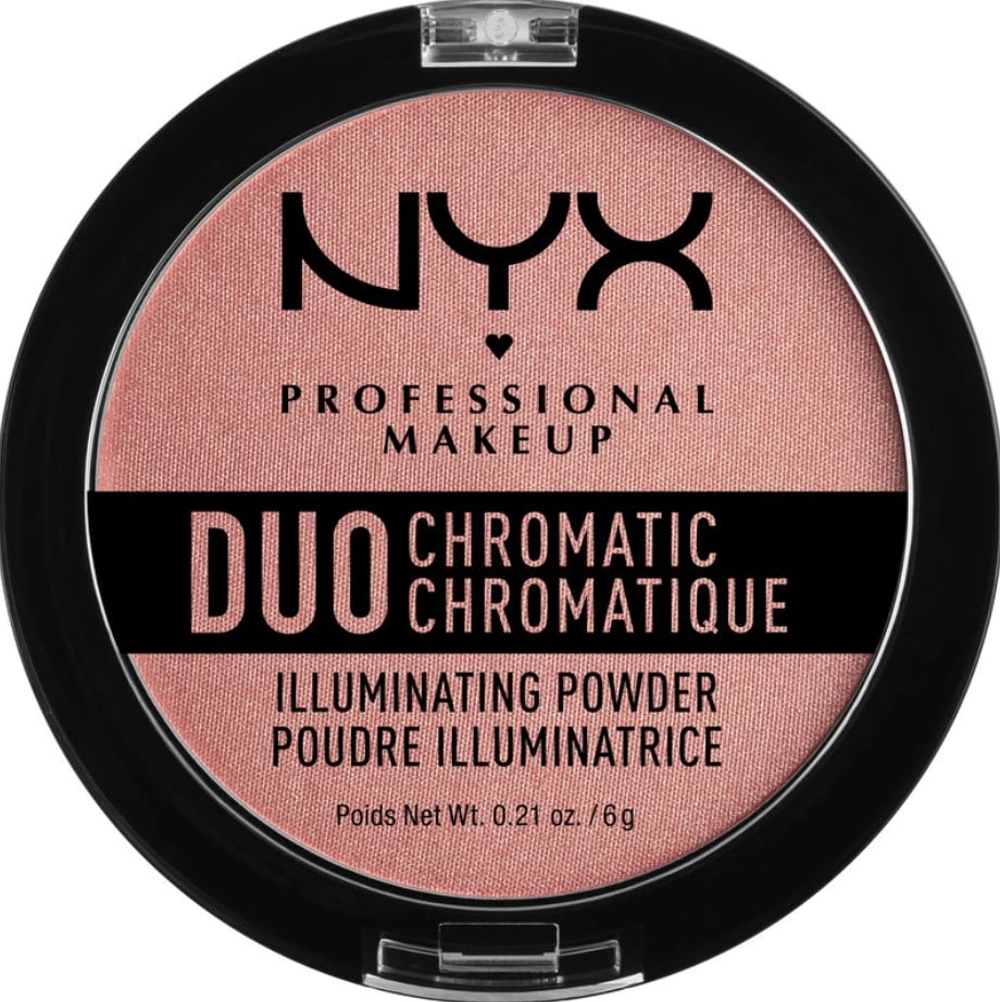 Shkëlqyes Nyx Duo Chromatic Illuminating Powder 1.0  Pink
