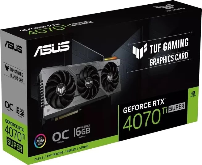 Kartë Grafike ASUS TUF Gaming RTX 4070 Ti SUPER, 16 GB GDDR6X