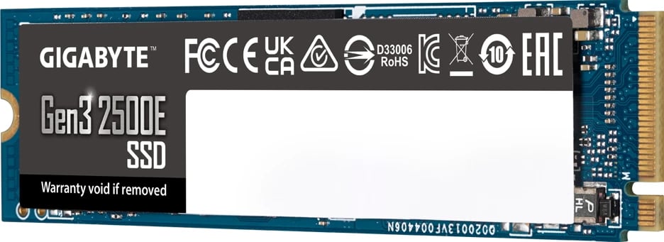 SSD GIGABYTE GEN 3 2500E 2TB M.2 PCI EXPRESS 3.0