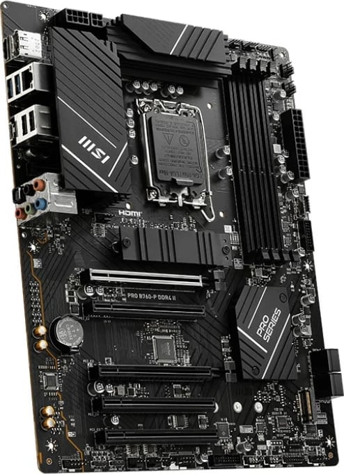 Pllakë amë MSI PRO B760-P DDR4 II, Intel B760 LGA 1700 ATX