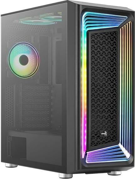 Kutia e kompjuterit Aerocool, e zezë